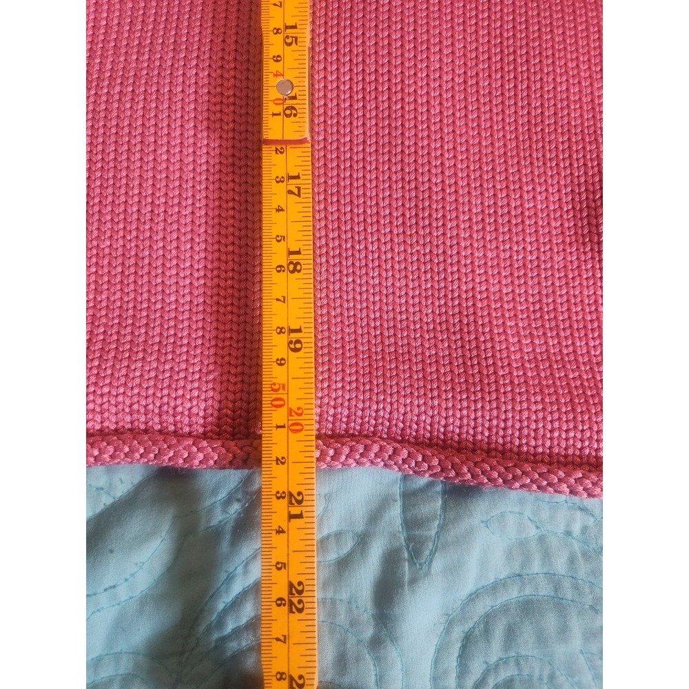 Little Moon Size Medium Pink Viscose Blend Pullover Long Flared Sleeve Sweater‎ - Picture 8 of 8